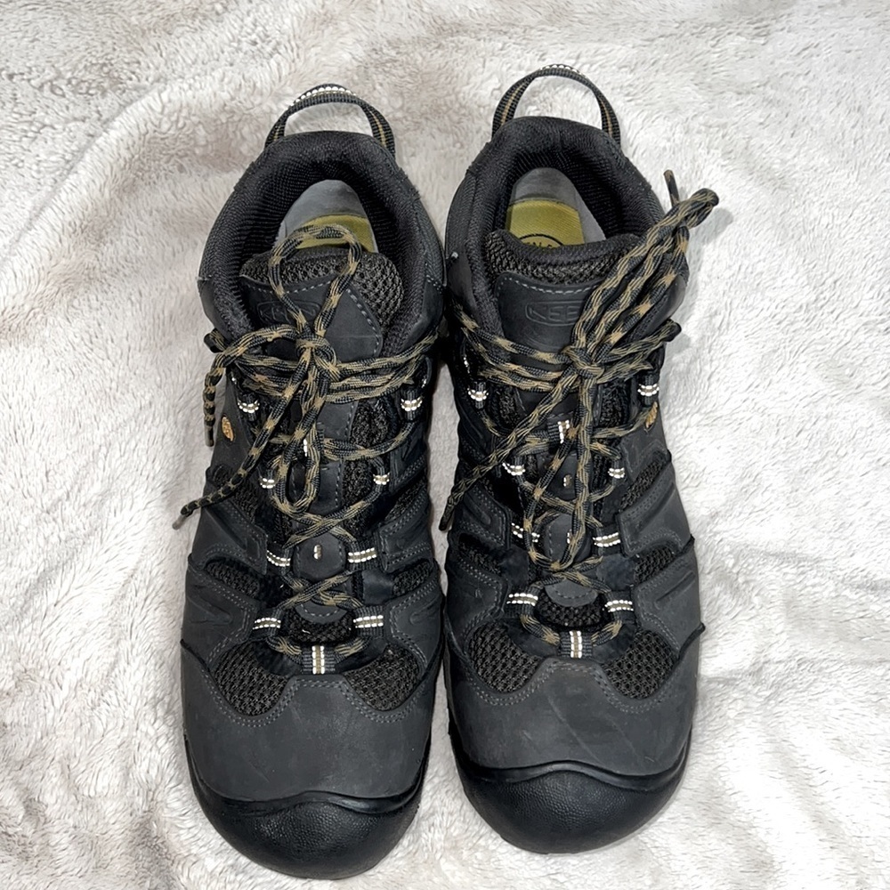 Keen Utility Lansing Mid Waterproof Steel Toe Wide Work Boot Shoes - Size 11EE - Picture 6 of 10